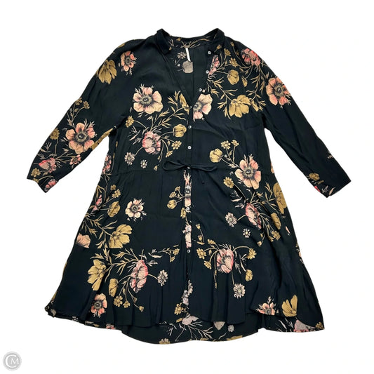 Dress Casual Midi By Free People In Black, Size: Xs