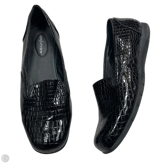 Shoes Flats By Comfortview In Black, Size: 12