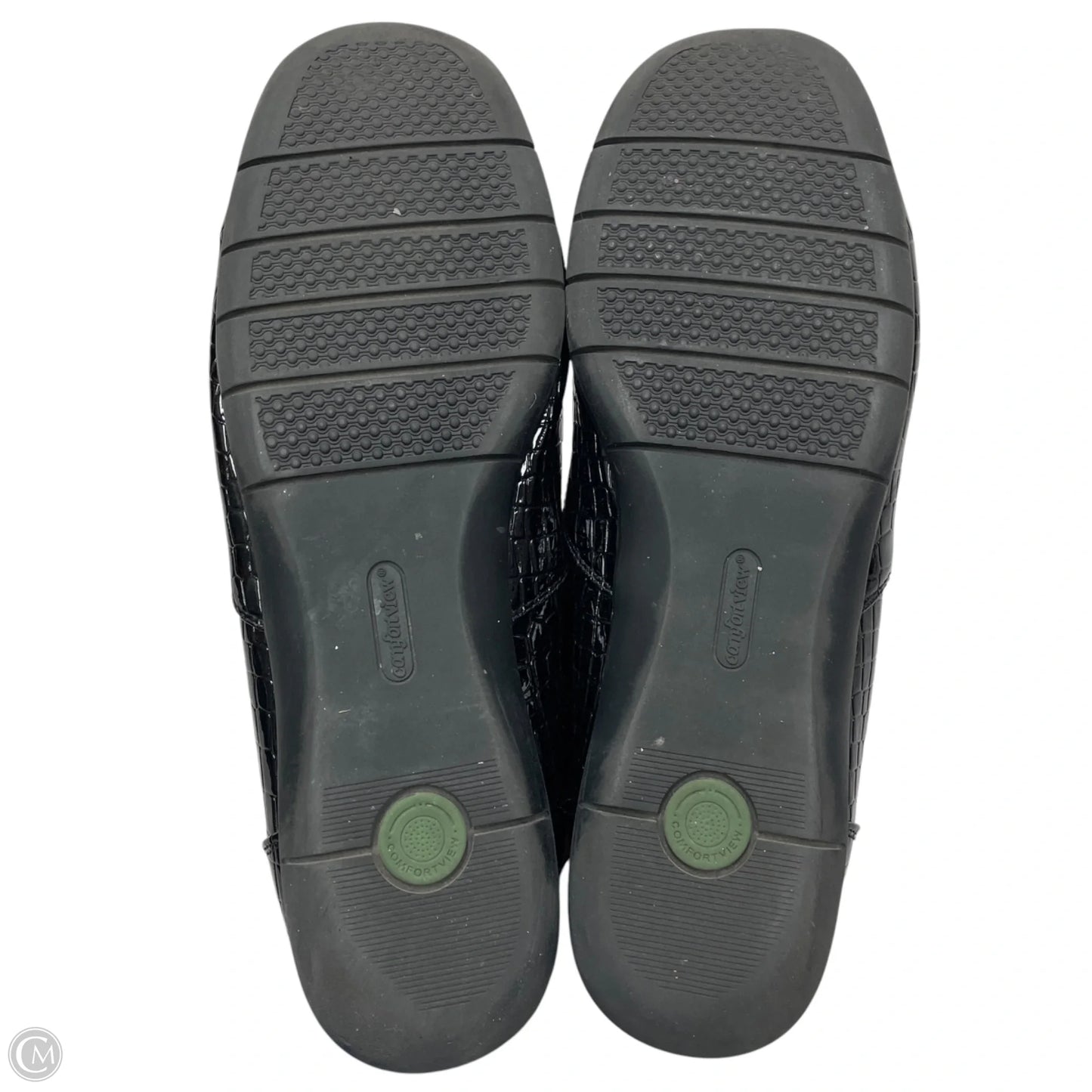 Shoes Flats By Comfortview In Black, Size: 12