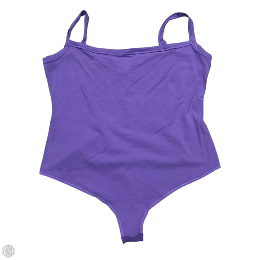 Top Short Sleeve By Skims In Purple, Size: 2x