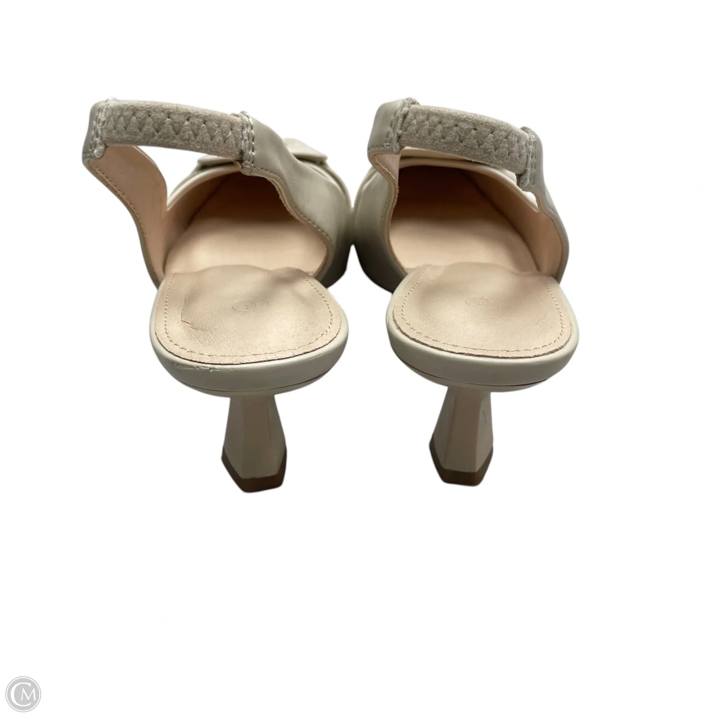 Shoes Heels Kitten By Zby In Beige, Size: 6