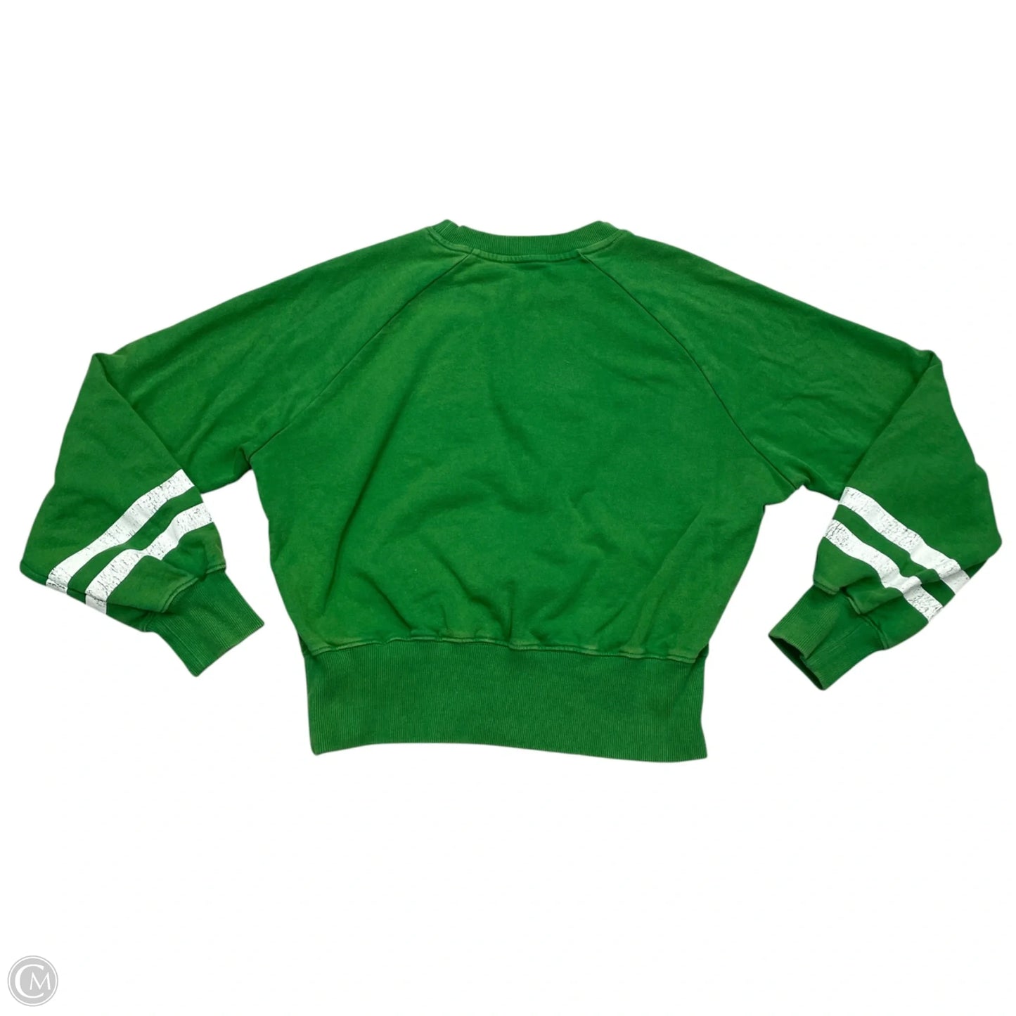 Sweatshirt Crewneck By Wear In Green, Size: M