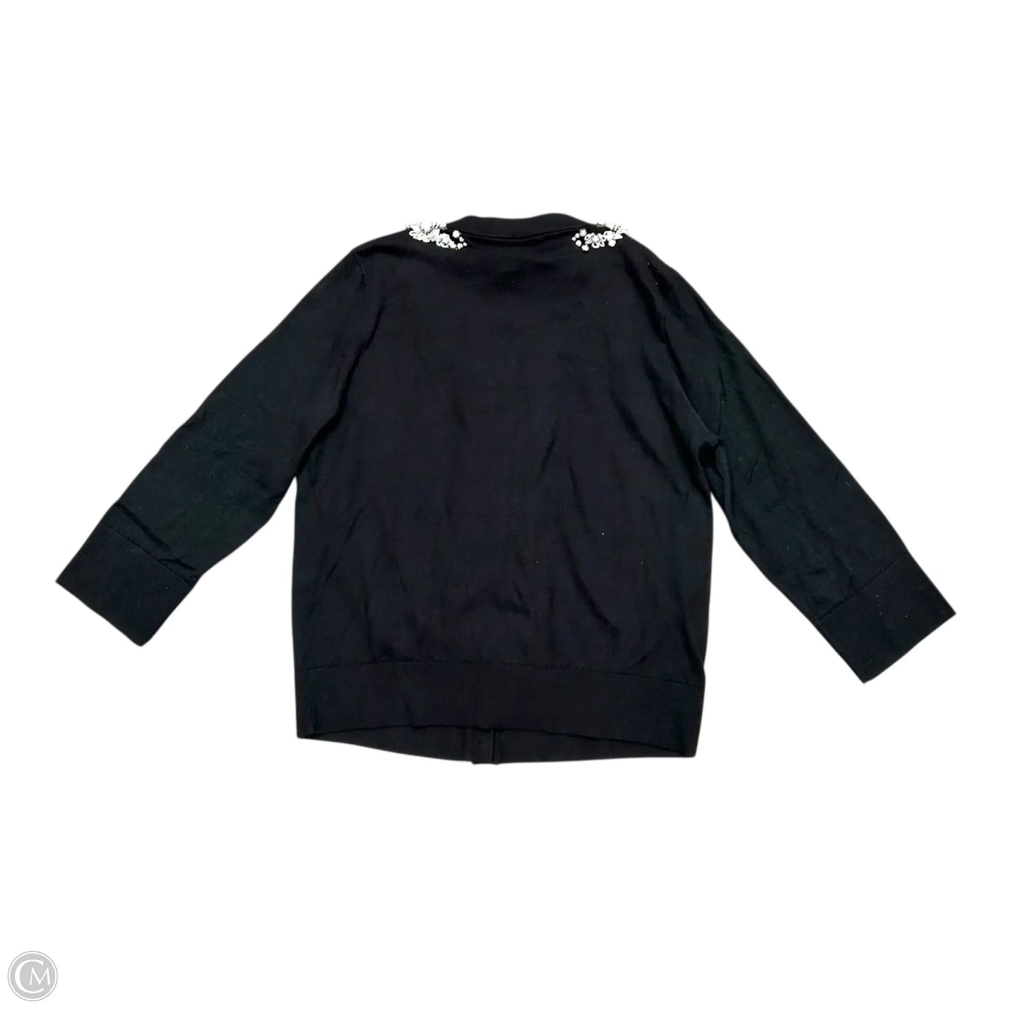 Cardigan Designer By Kate Spade In Black, Size: M