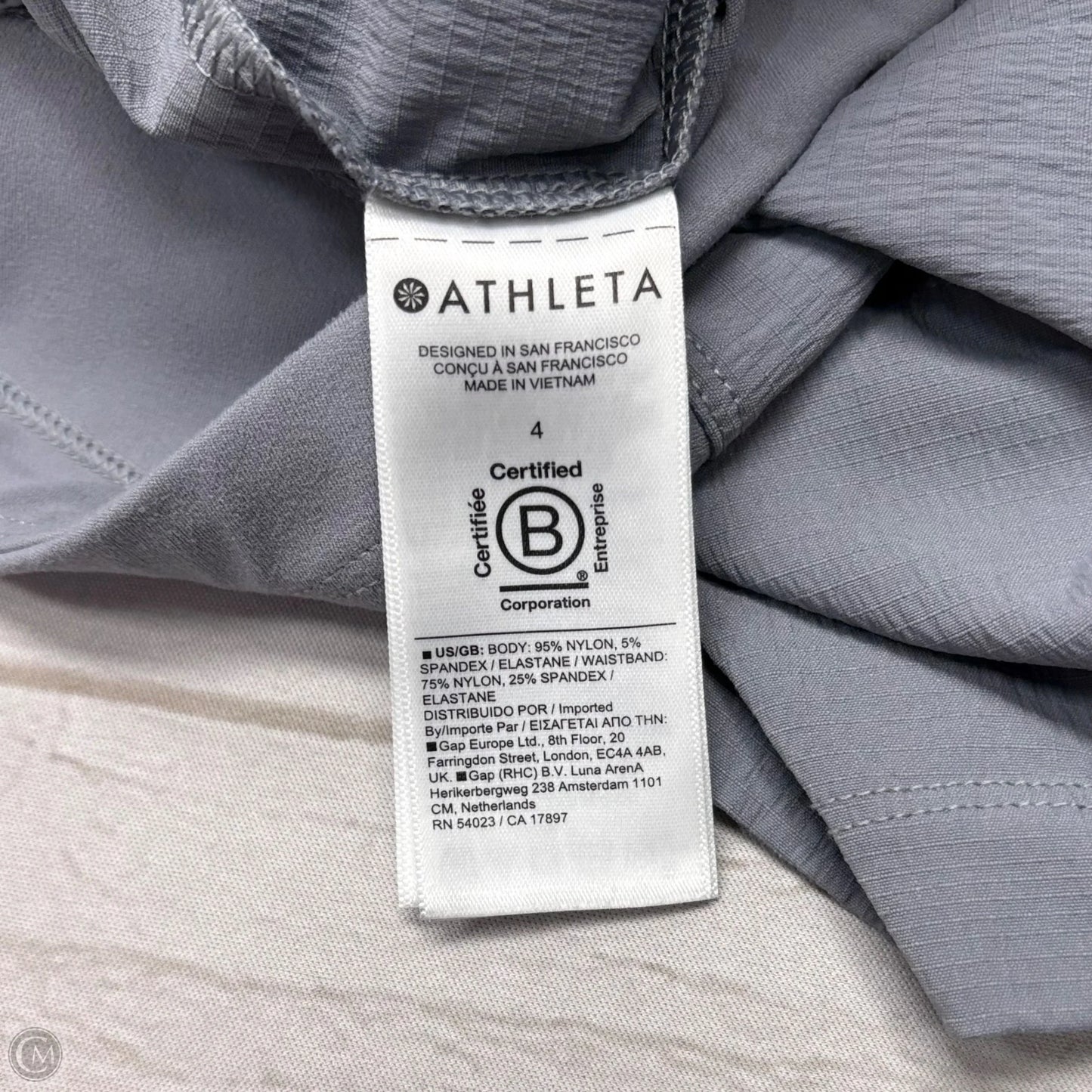 Athletic Shorts By Athleta In Blue, Size: 4