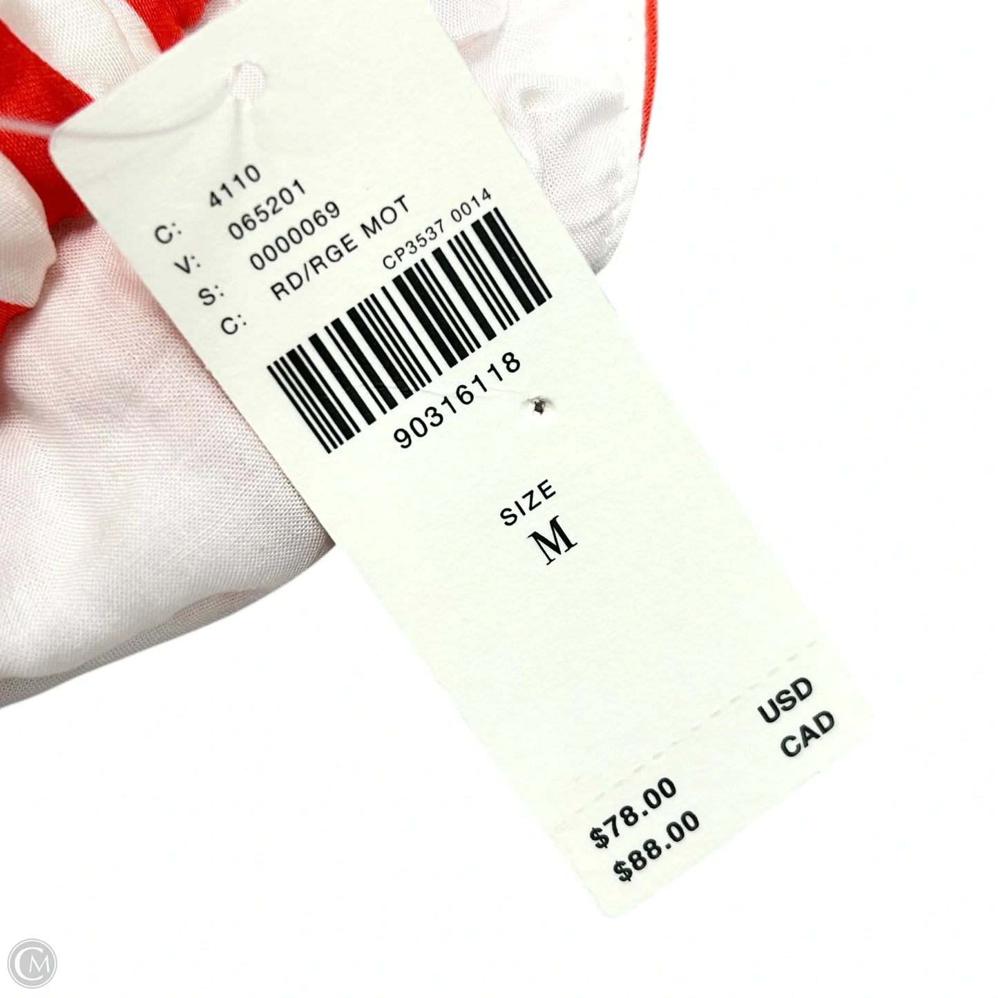 Blouse Sleeveless By Maeve In Striped Pattern, Size: M