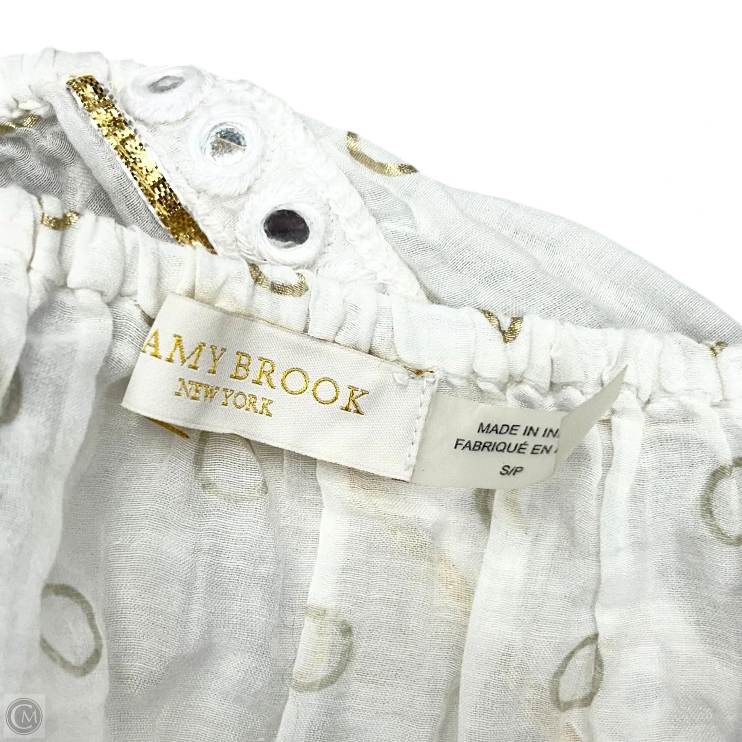 Top Long Sleeve By Ramy Brook In White, Size: S