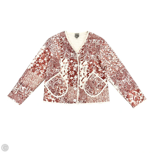 Jacket Puffer & Quilted By Como Vintage In Pink, Size: S