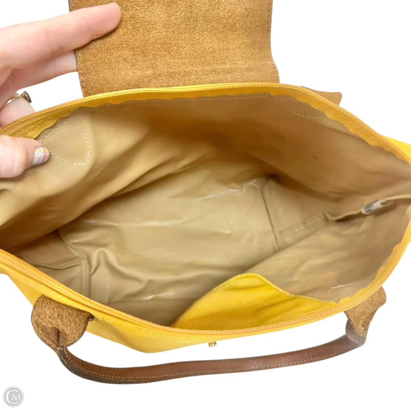 Handbag Designer By Longchamp, Size: Medium