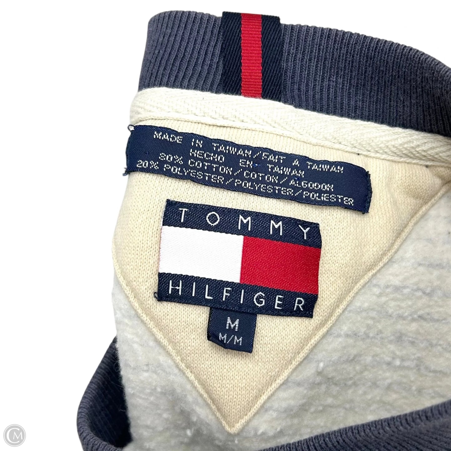 Top Short Sleeve By Tommy Hilfiger In Striped Pattern, Size: M