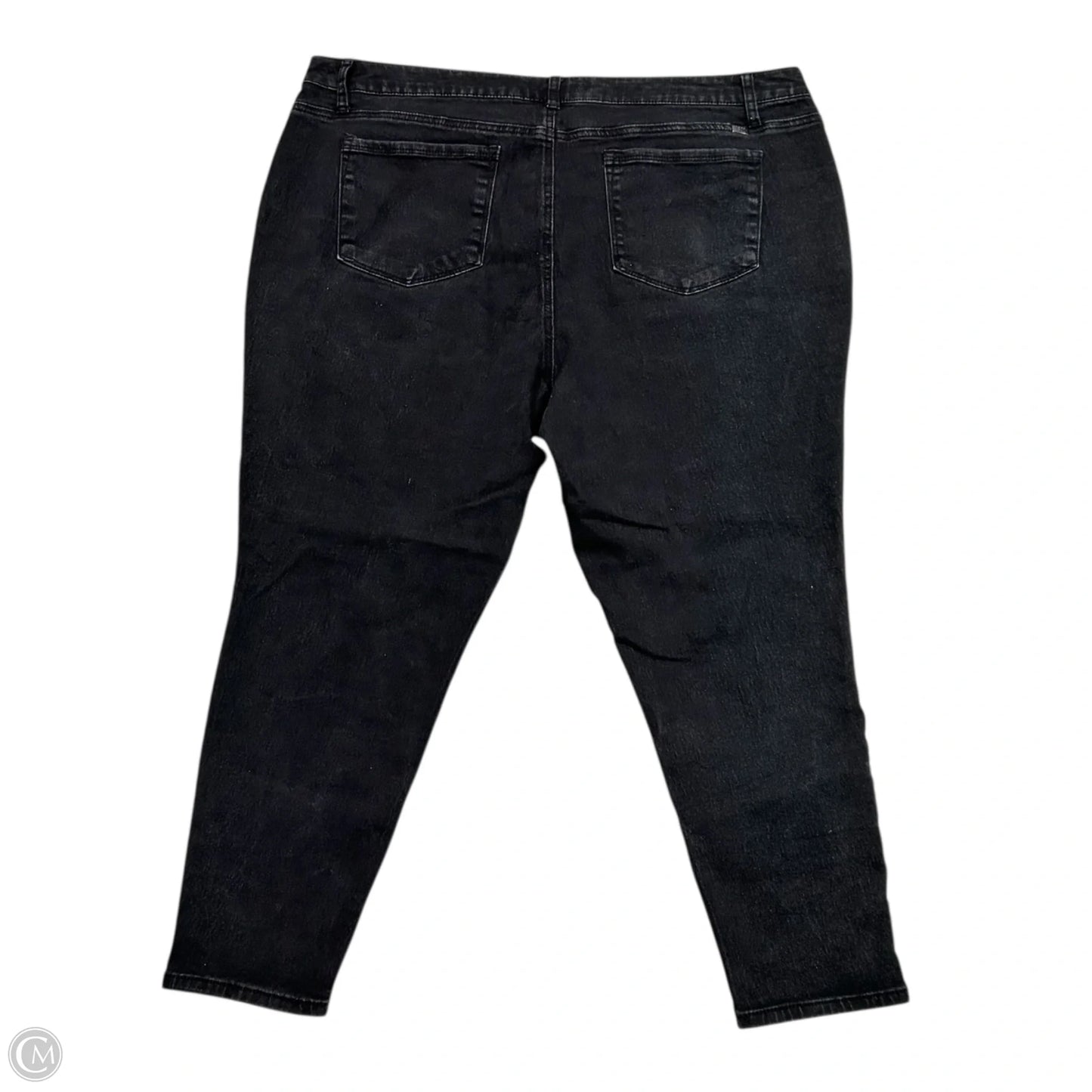 Jeans Straight By 1822 Denim In Black, Size: 24