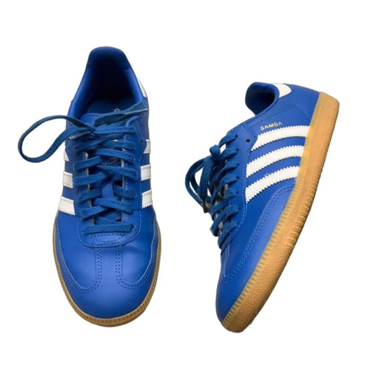 Shoes Sneakers By Adidas In Blue, Size: 7.5