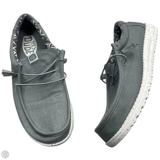 Shoes Sneakers By Hey Dude In Grey, Size: 10.5