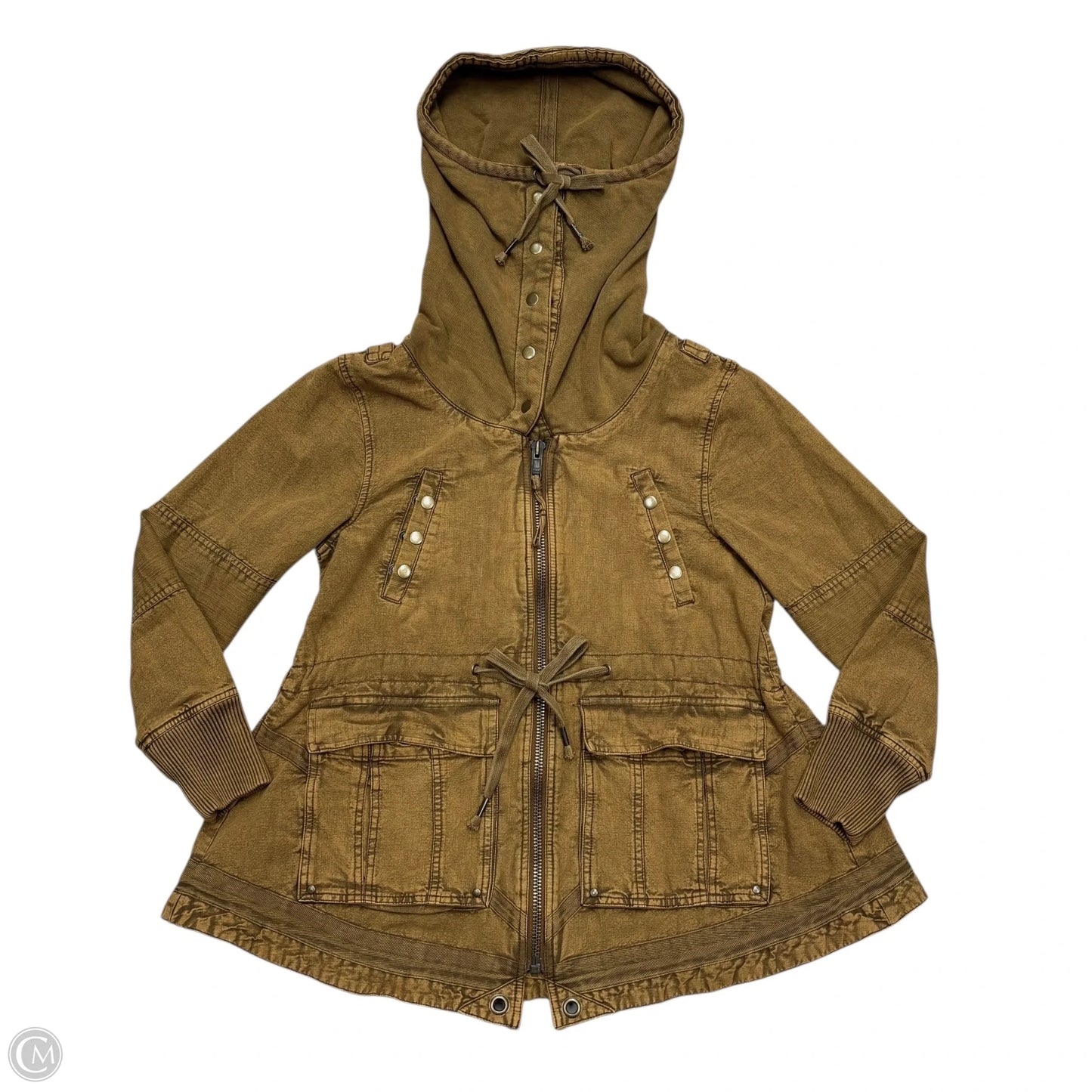 Jacket Utility By Free People In Tan, Size: Xs