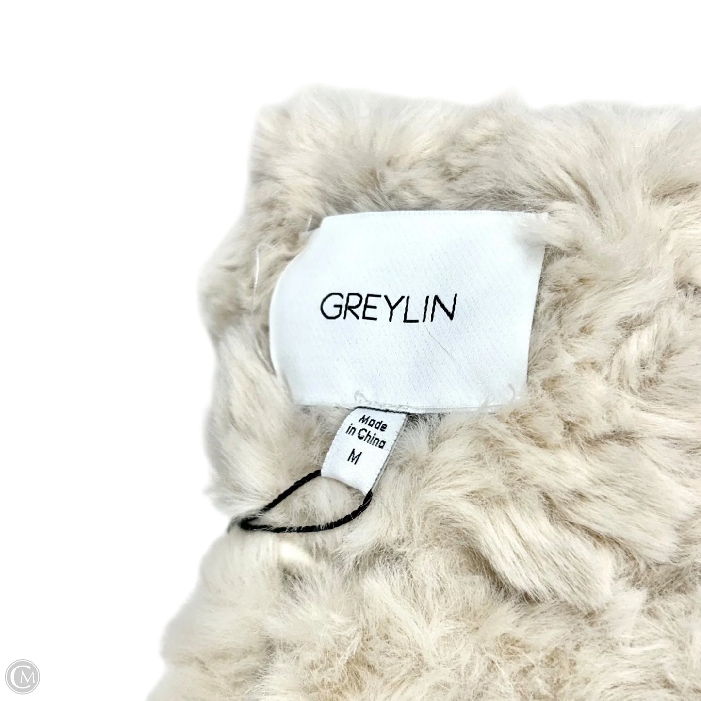 Jacket Faux Fur & Sherpa By Greylin In Cream, Size: M