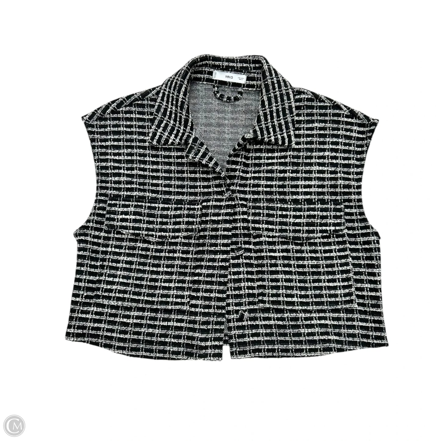 Vest Other By Mng In Black & White, Size: L