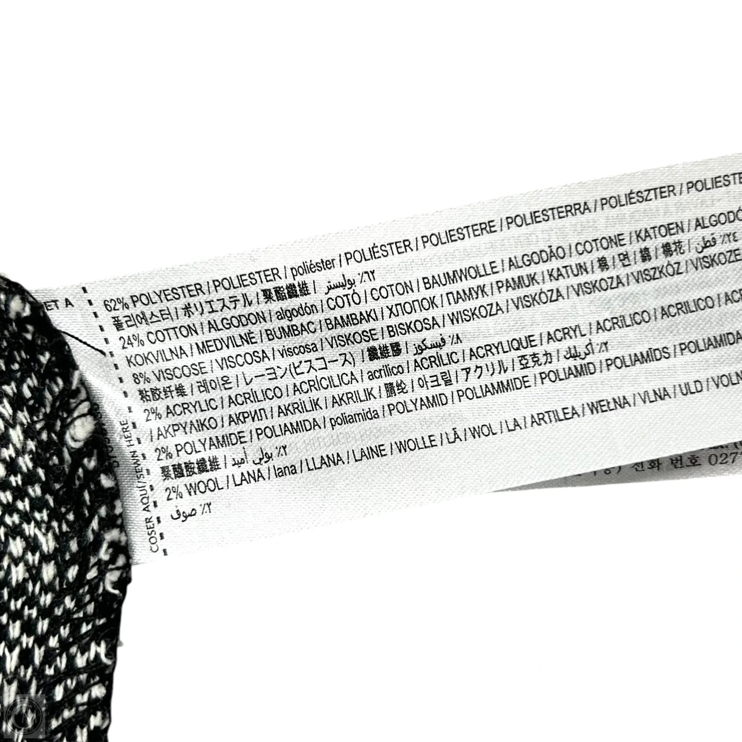 Vest Other By Mng In Black & White, Size: L