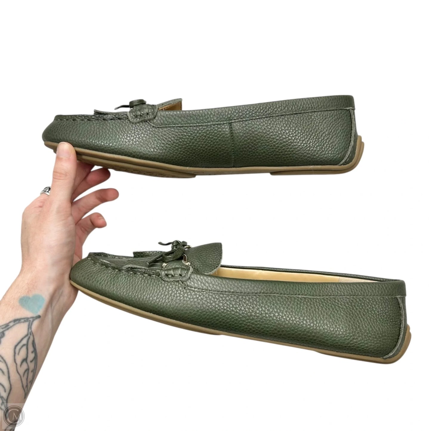 Shoes Flats By Talbots In Green, Size: 10