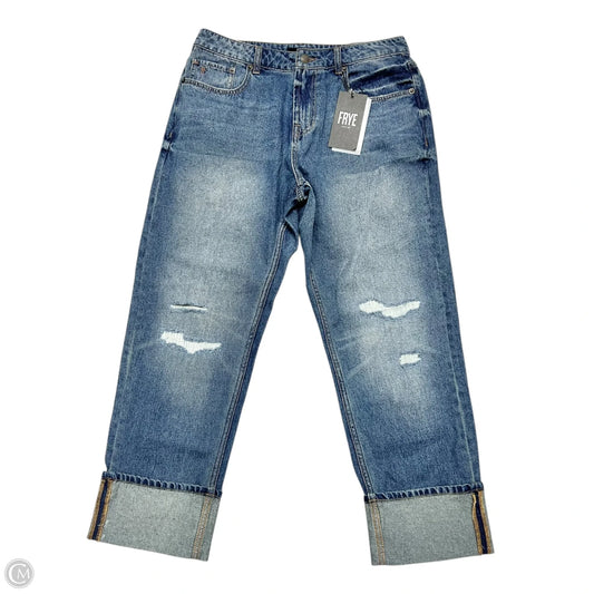 Jeans Designer By Frye In Blue Denim, Size: 4