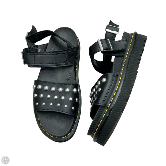 Sandals Flats By Dr Martens In Black, Size: 9