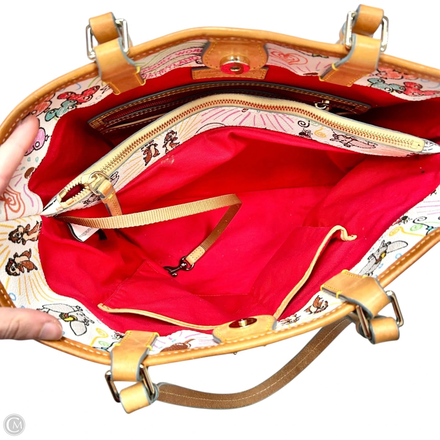 Handbag Designer By Dooney And Bourke, Size: Large