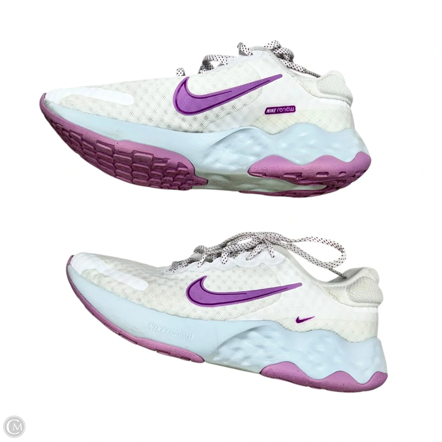 Shoes Sneakers By Nike In Purple & White, Size: 8