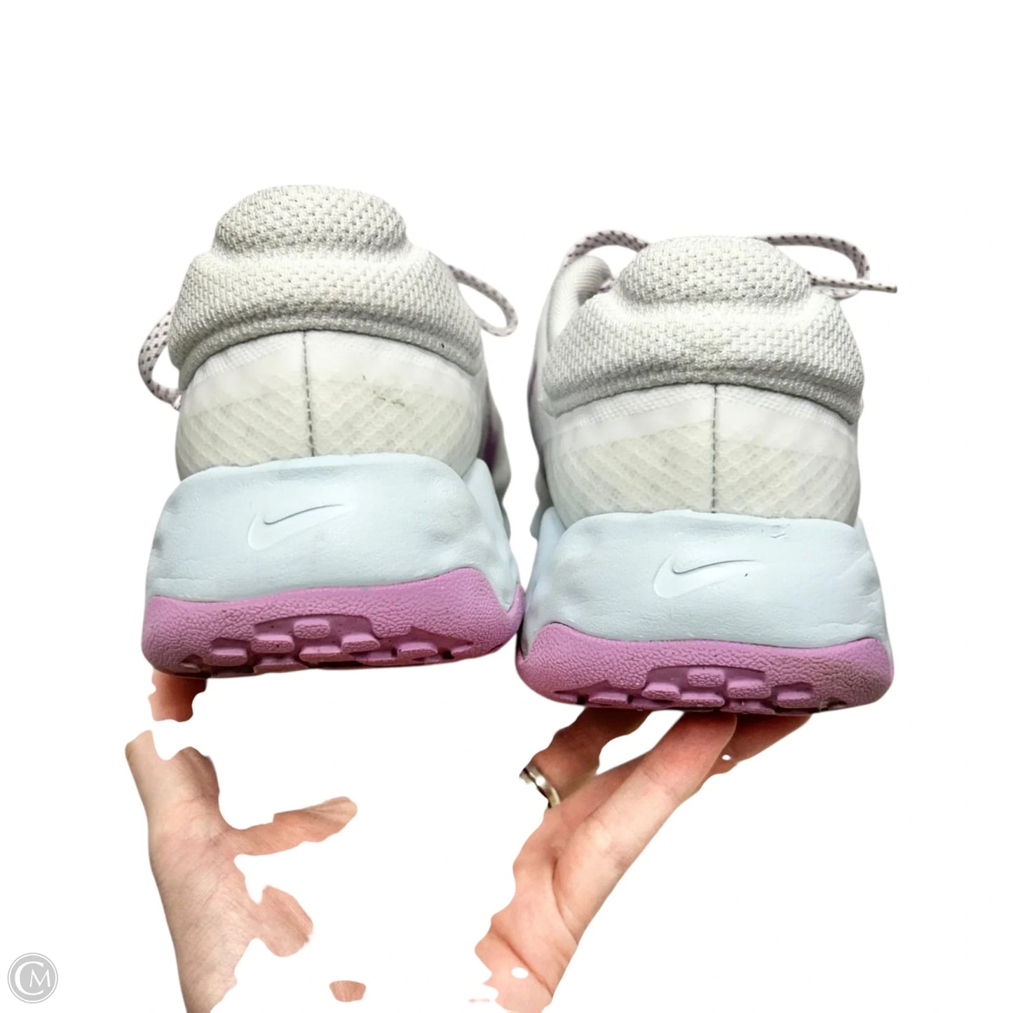 Shoes Sneakers By Nike In Purple & White, Size: 8