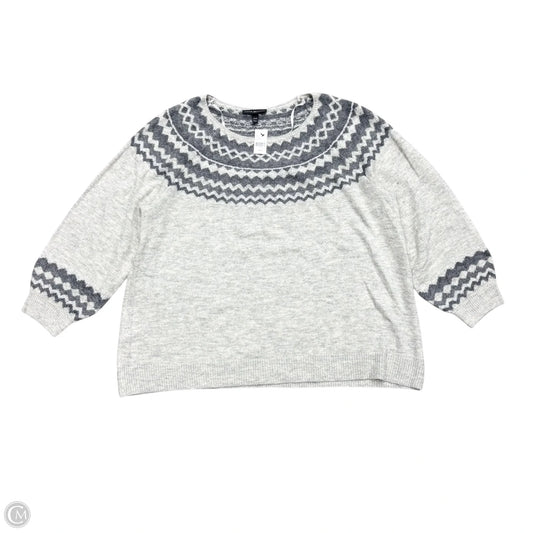 Sweater By Lane Bryant In Grey, Size: Xl