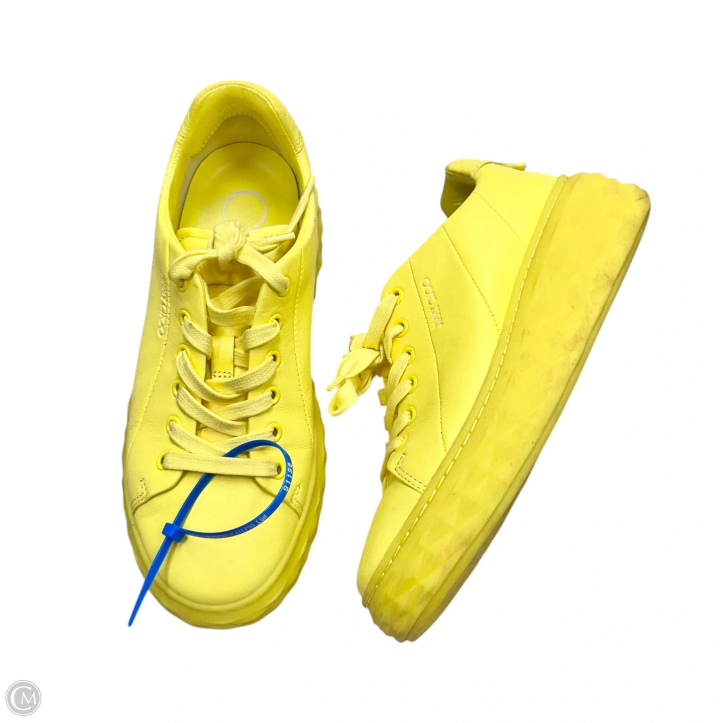 Shoes Luxury Designer By Jimmy Choo In Yellow, Size: 5.5