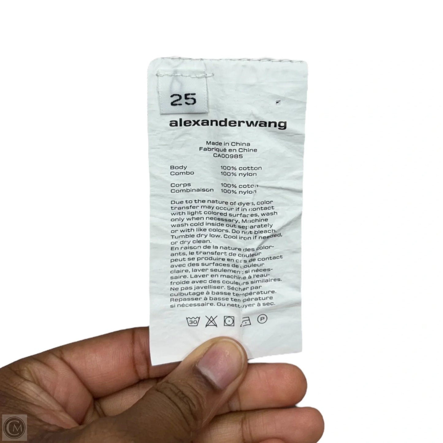 Pants Luxury Designer By Alexander Wang In Black & White, Size: 2