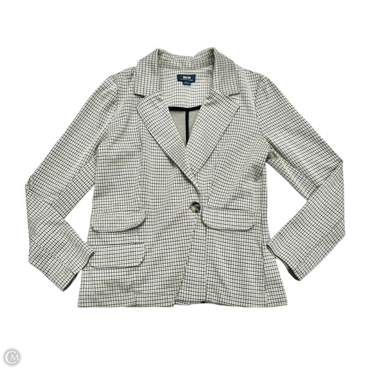 Blazer By Maeve In Cream & Tan, Size: M