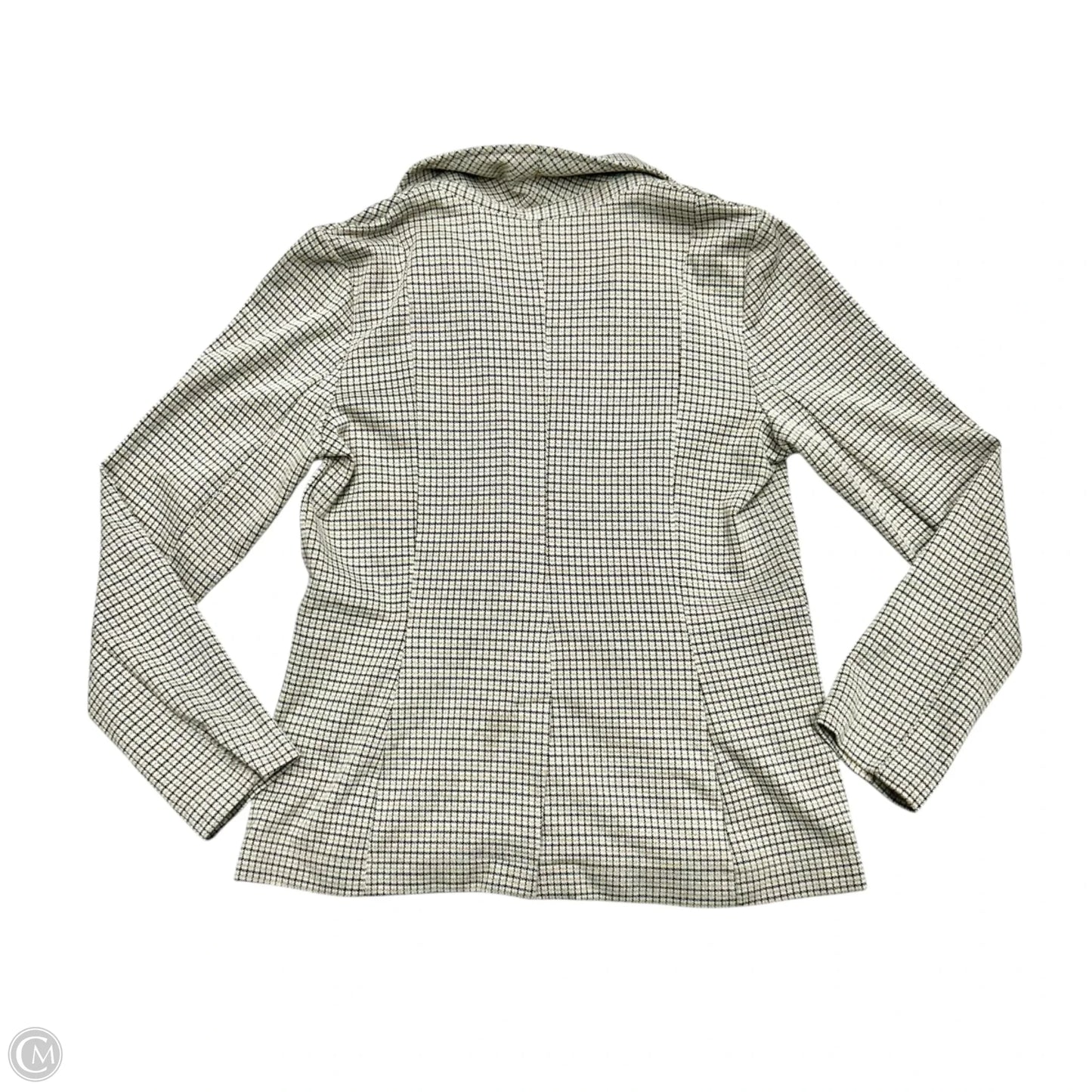 Blazer By Maeve In Cream & Tan, Size: M