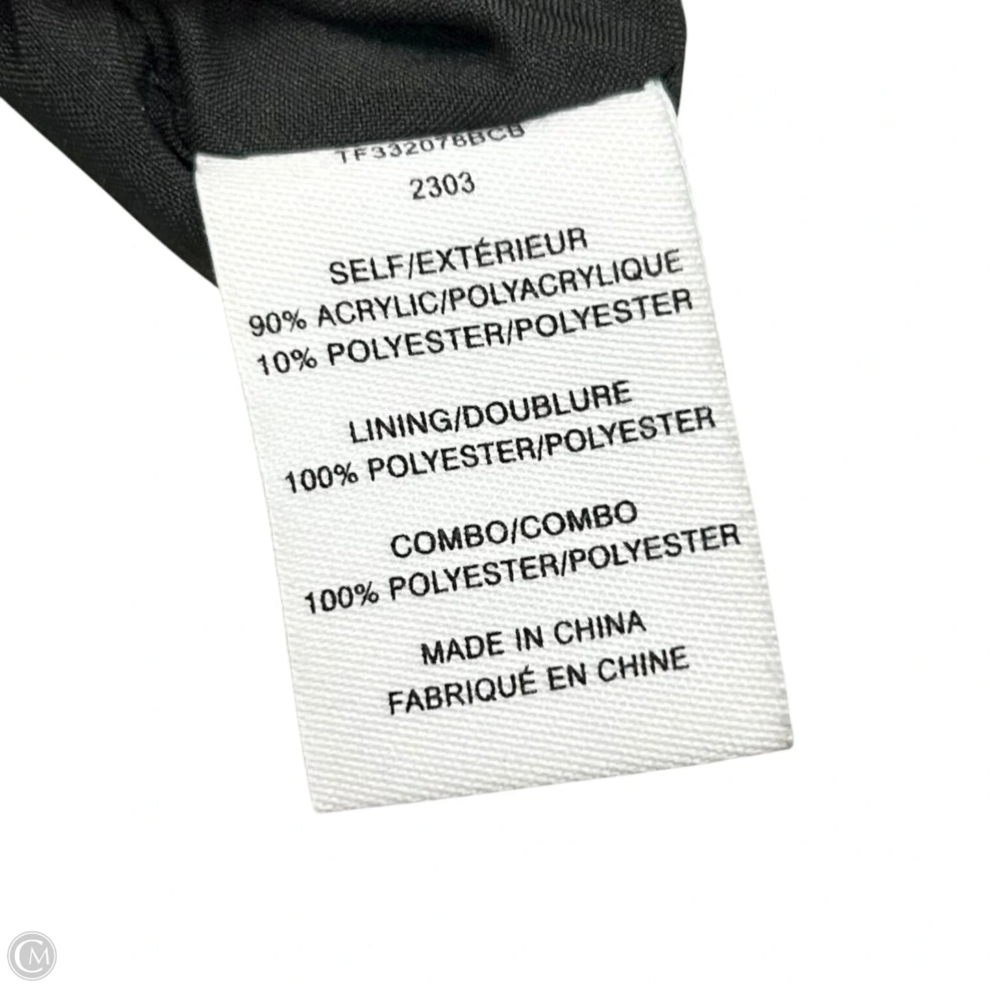 Blazer Designer By Derek Lam In Black & Tan, Size: L