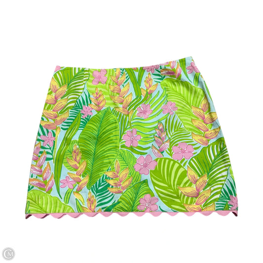 Skirt Designer By Lilly Pulitzer In Floral Print, Size: 12