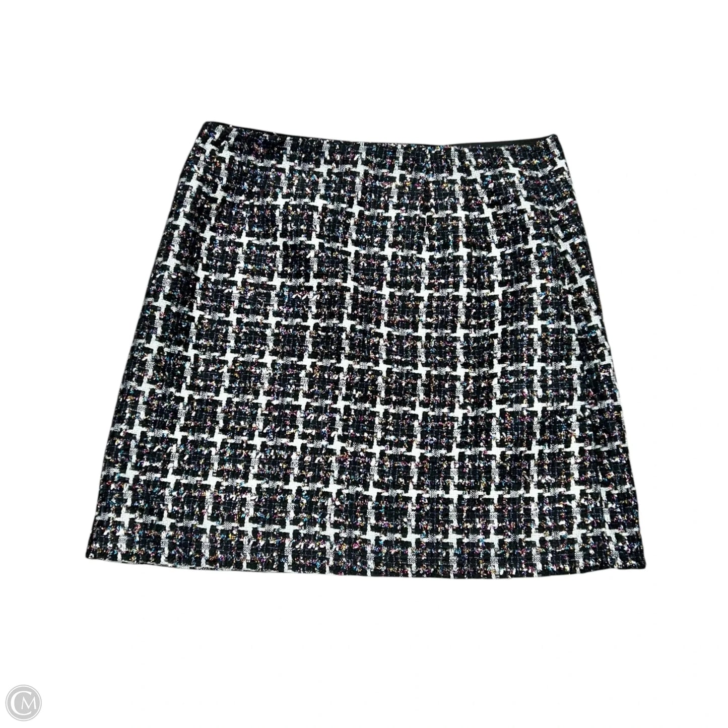 Skirt Mini & Short By Loft In Black & White, Size: 4