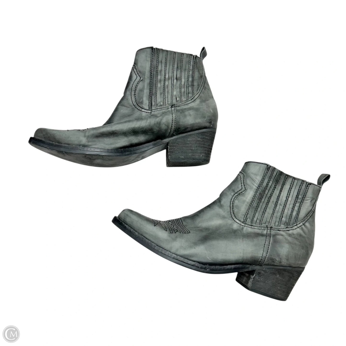 Boots Ankle Heels By Jeffrey Campbell In Grey, Size: 10