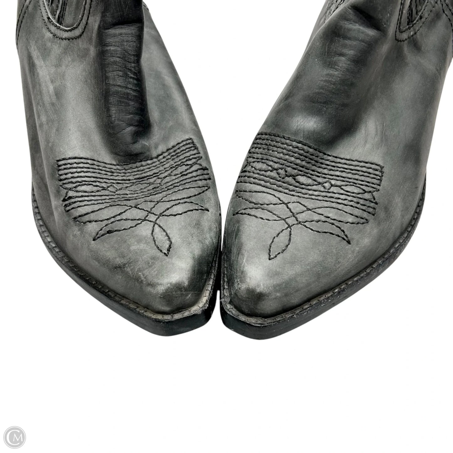 Boots Ankle Heels By Jeffrey Campbell In Grey, Size: 10