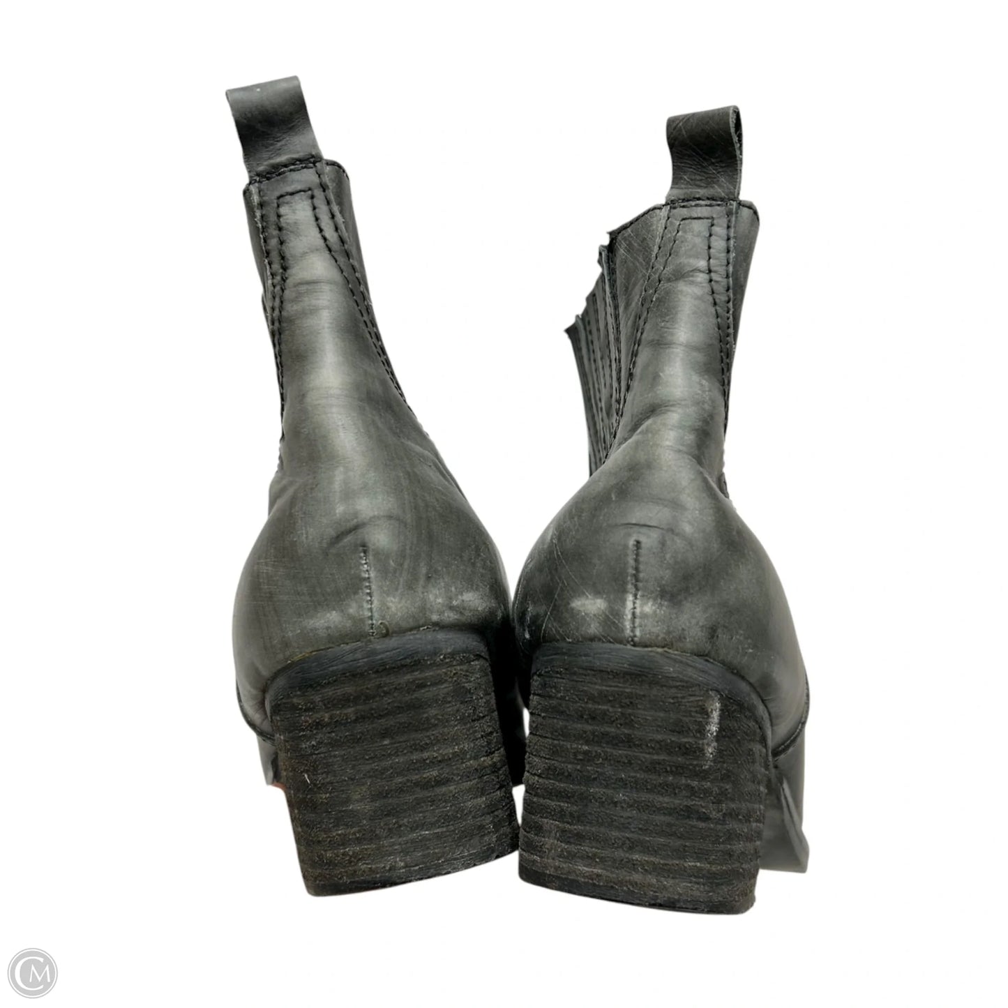 Boots Ankle Heels By Jeffrey Campbell In Grey, Size: 10