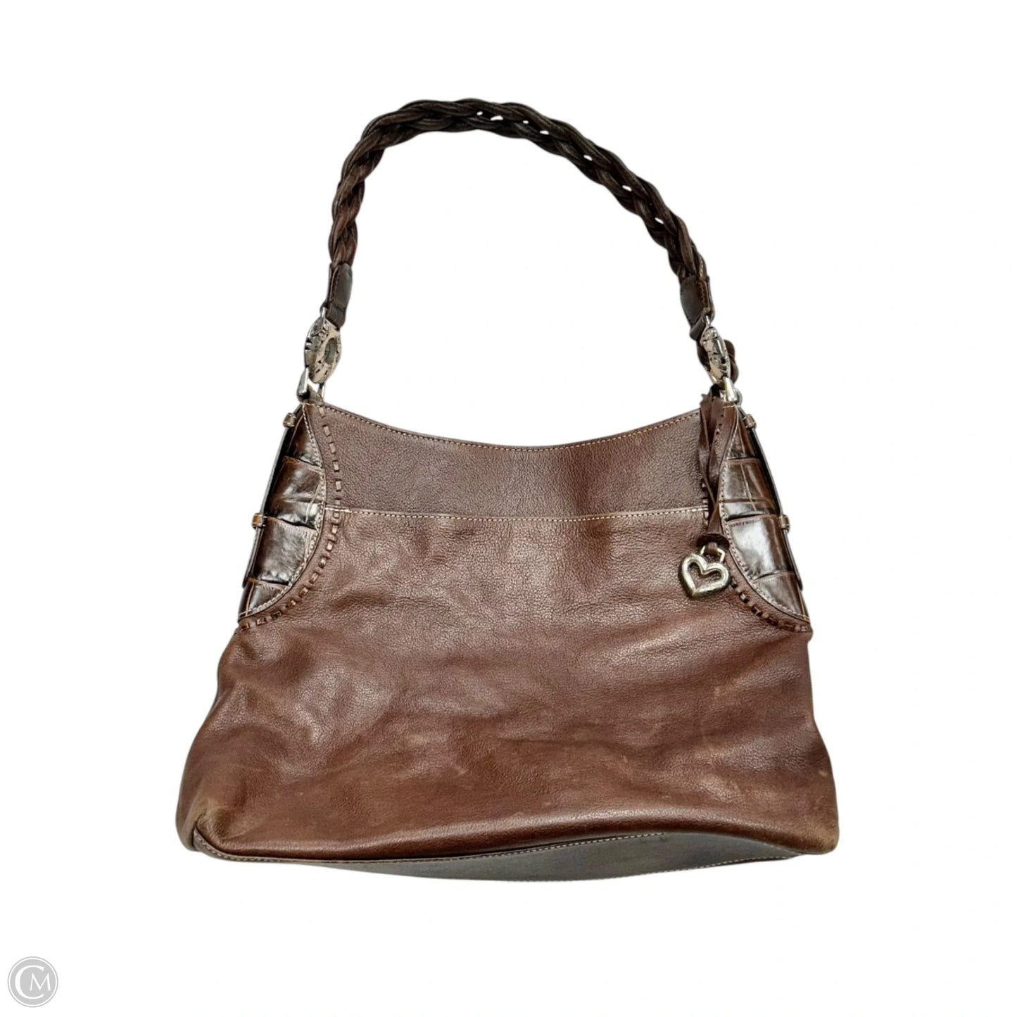 Handbag Leather By Brighton, Size: Medium