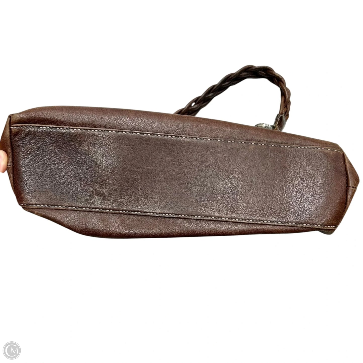 Handbag Leather By Brighton, Size: Medium