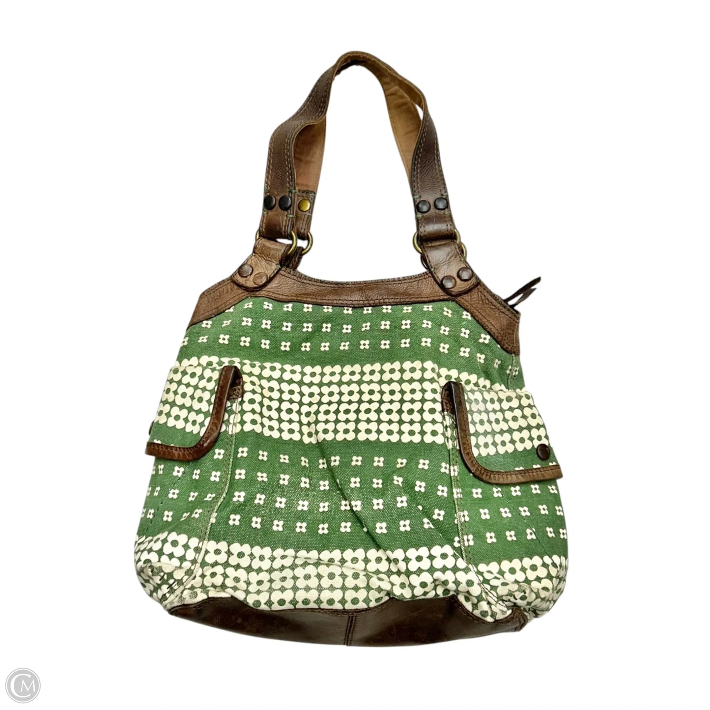 Handbag Leather By Lucky Brand, Size: Medium