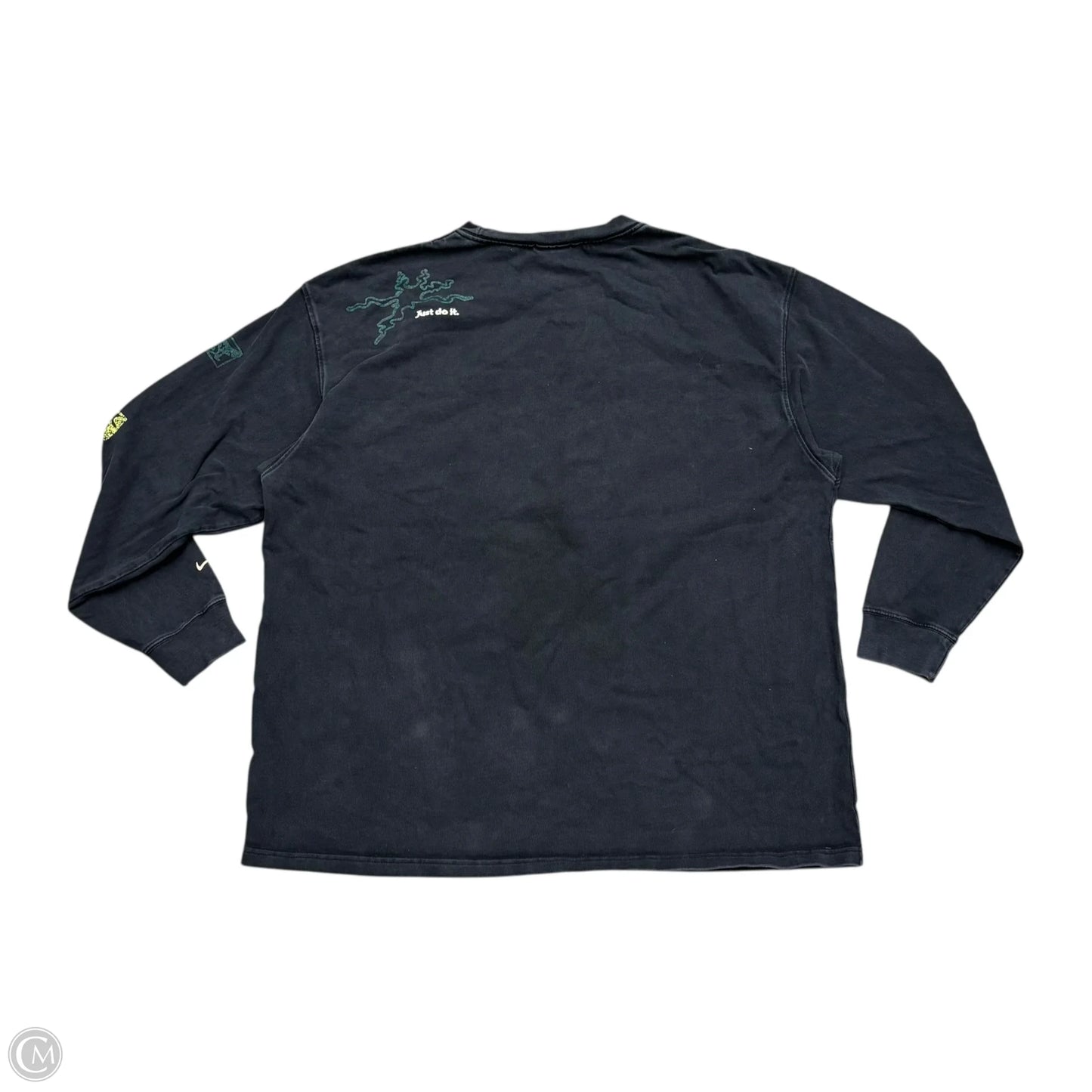 Top Long Sleeve By Nike In Black, Size: Xxl