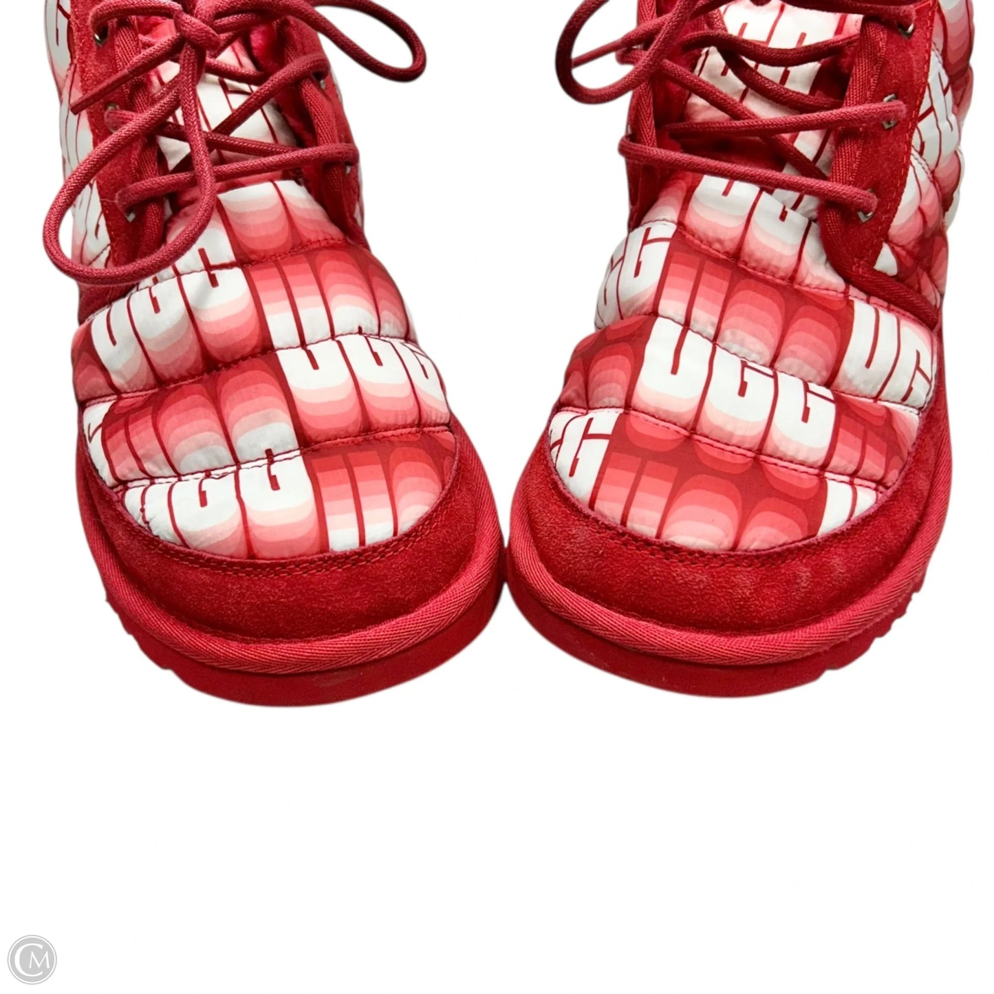 Boots Designer By Ugg In Red, Size: 11