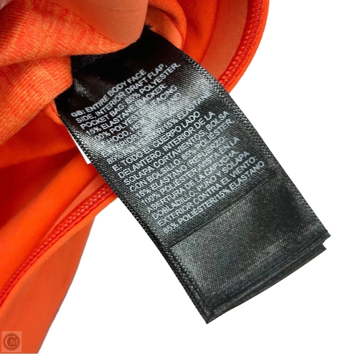 Jacket Windbreaker By The North Face In Orange, Size: S