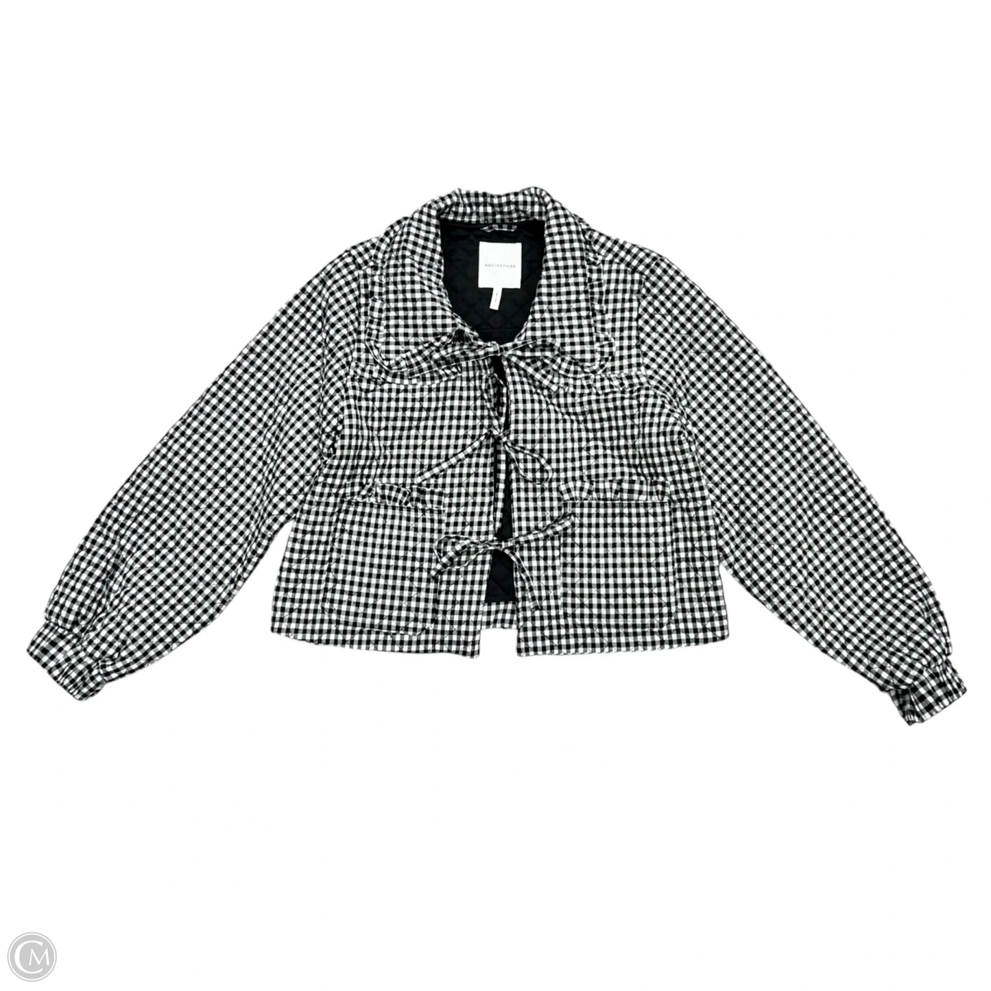 Jacket Other By Avec Les Filles In Black & White, Size: L