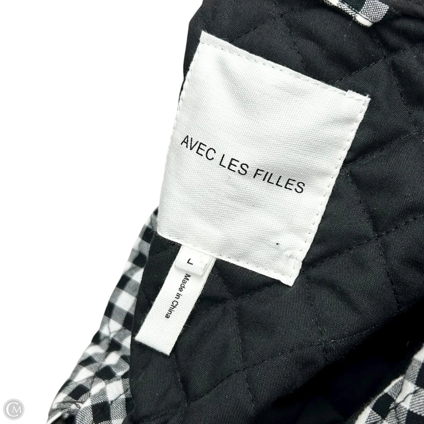 Jacket Other By Avec Les Filles In Black & White, Size: L