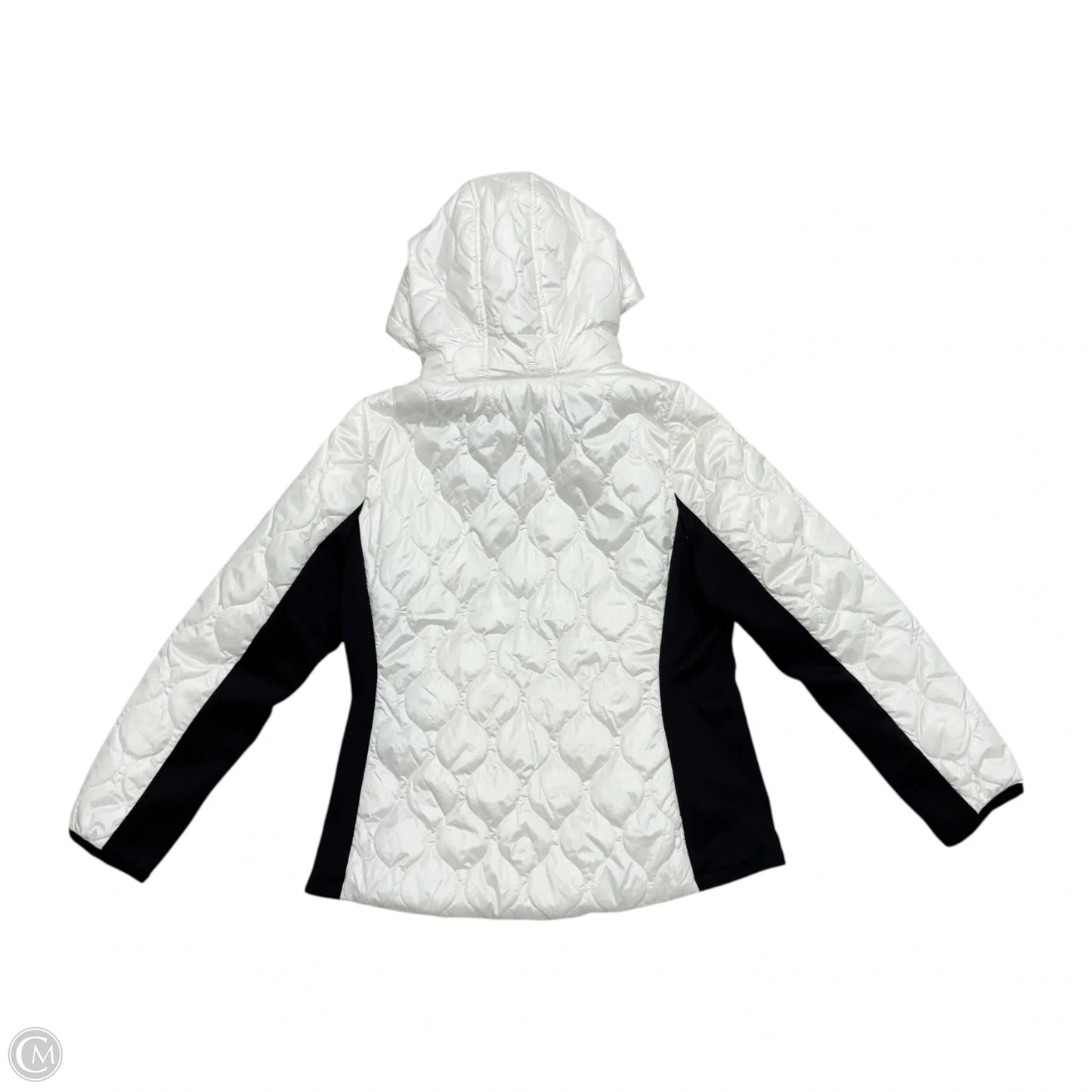 Jacket Puffer & Quilted By Calvin Klein In White, Size: L