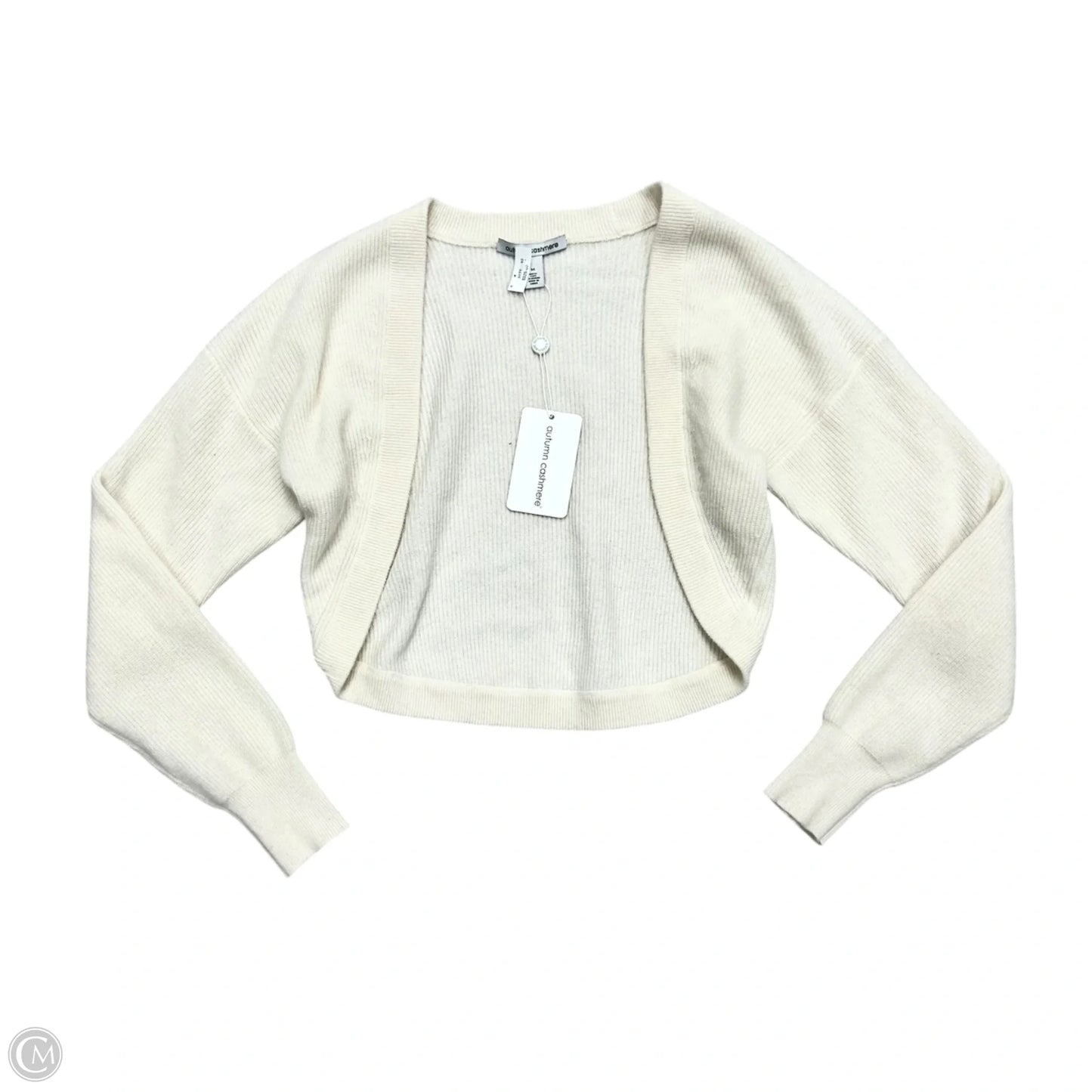 Cardigan By Autumn Cashmere In Ivory, Size: M