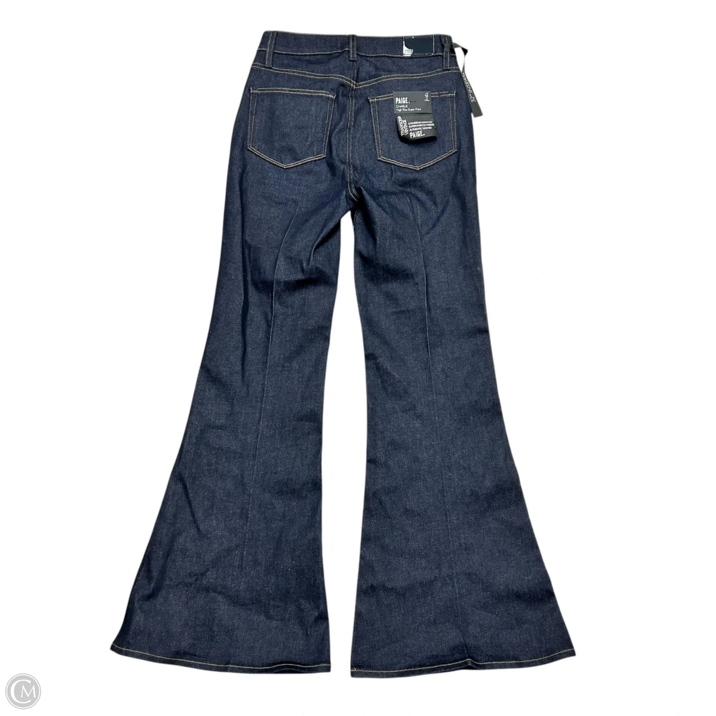 Jeans Boot Cut By Paige In Blue Denim, Size: 4