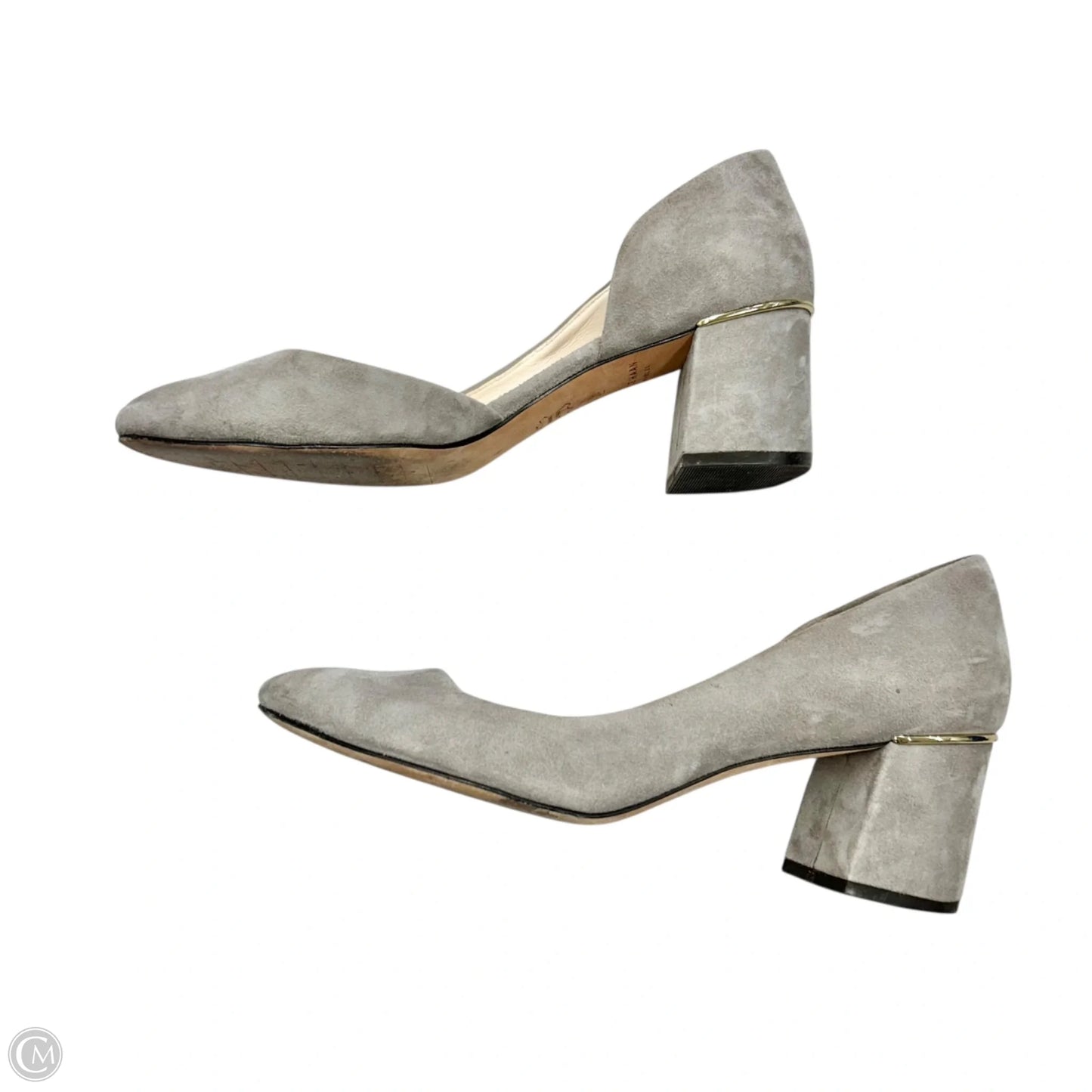 Shoes Heels Block By Cole-haan In Grey, Size: 8