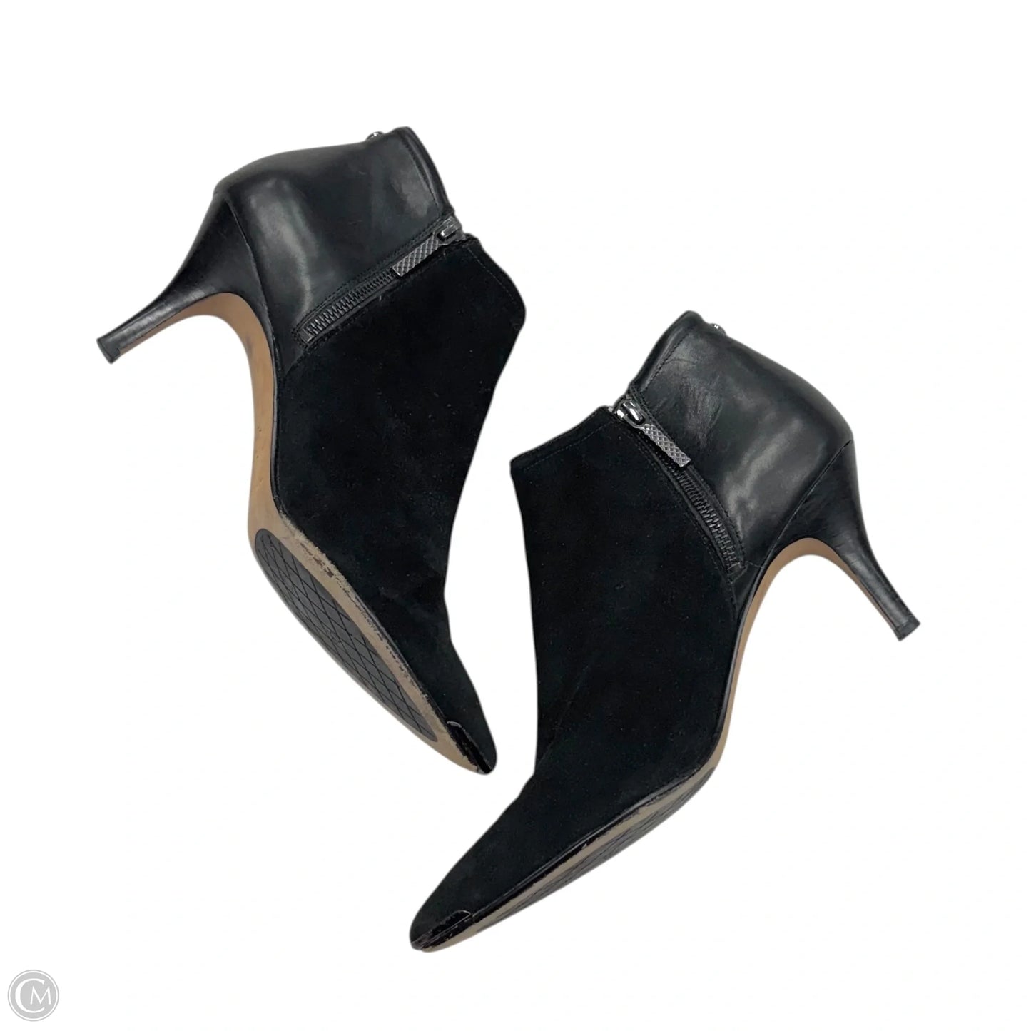 Boots Ankle Heels By Donald Pliner In Black, Size: 11